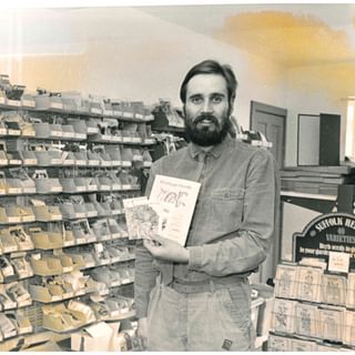 Alan Gear in the Mail Order Despatch Dept at Ryton Gardens