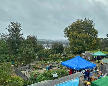 A compost demonstration site