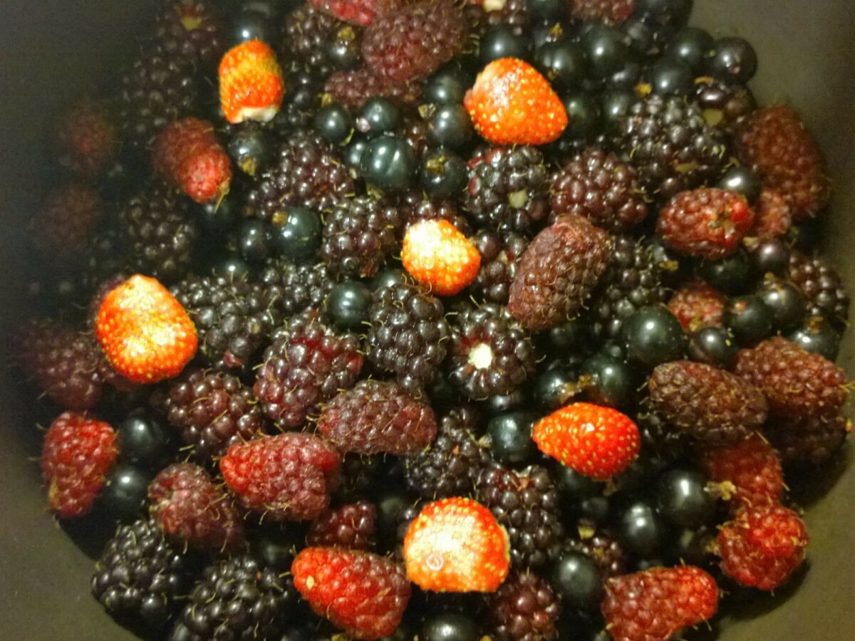 Soft fruit in a bowl